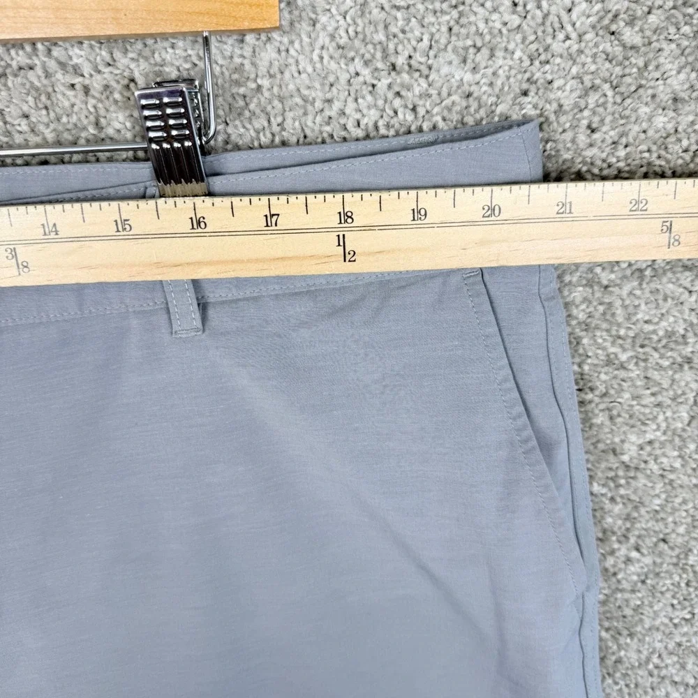 Faherty All Day Shorts Mens 38 Gray Hybrid Stretch Quick Dry Recycled Blend